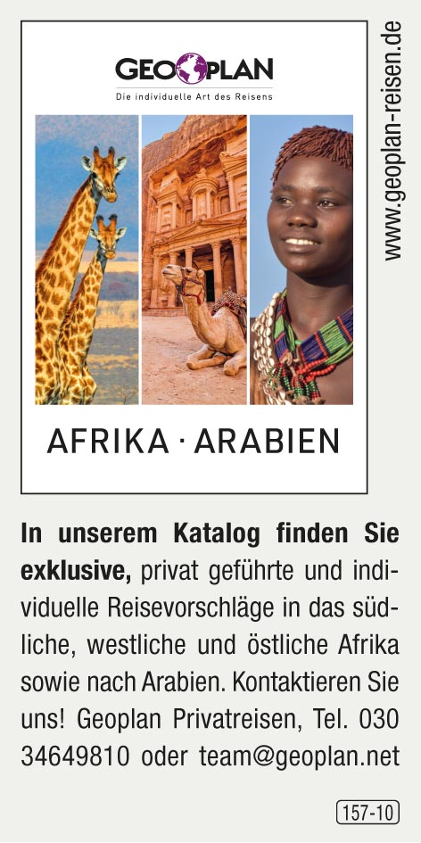 Geoplan Privatreisen nach Afrika und Arabien