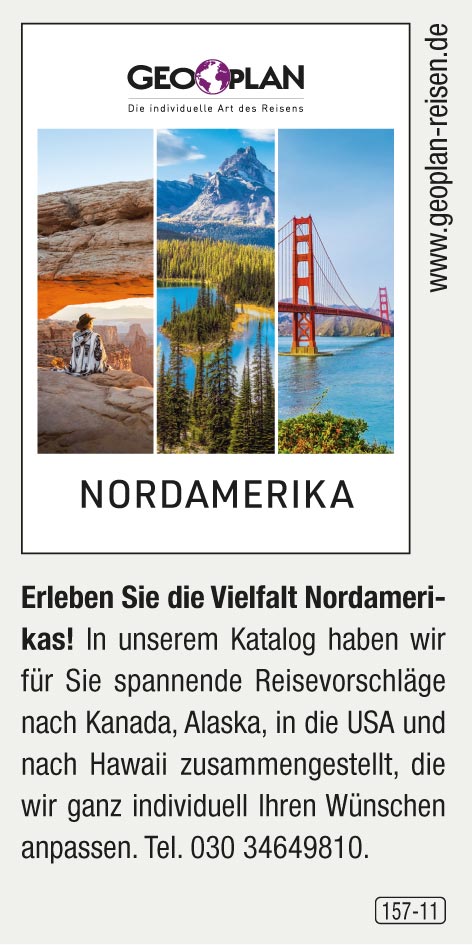 Geoplan Privatreisen nach Nordamerika