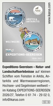 Ikarus Tours – Expeditions-Seereisen – Naturerlebnisse auf kleinen Schiffen
