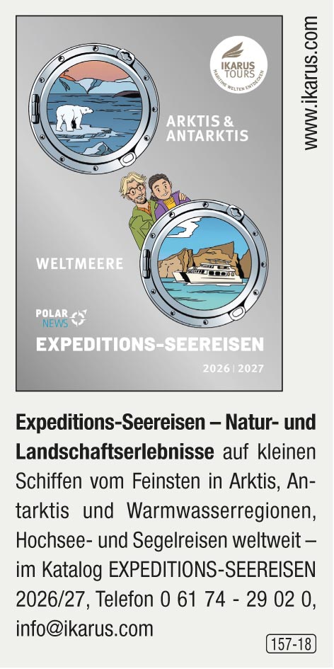 Ikarus Tours – Expeditions-Seereisen – Naturerlebnisse auf kleinen Schiffen