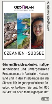 Geoplan Privatreisen – Ozeanien / Südsee