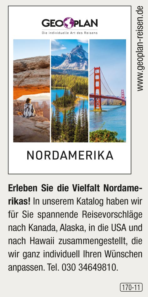 Geoplan Privatreisen nach Nordamerika