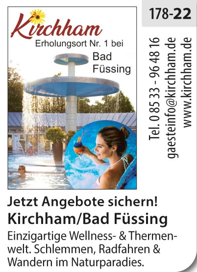 Kirchham – Attraktive Wellness- und Gesundheitsangebote