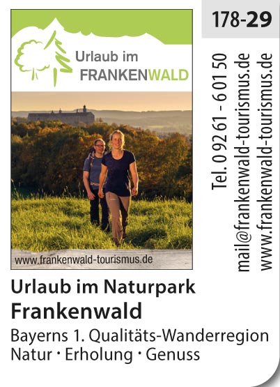Urlaub im Naturpark Frankenwald