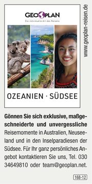 Geoplan Privatreisen – Ozeanien / Südsee