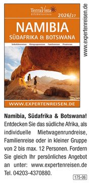 Namibia, Südafrika & Botswana