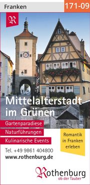 Rothenburg ob der Tauber – Mittelalterstadt im Grünen