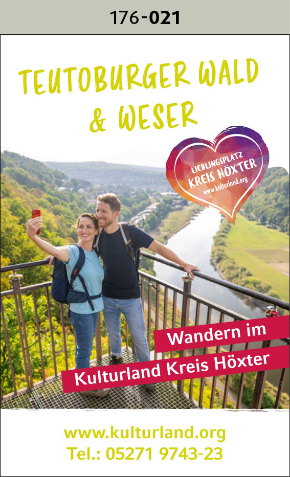 Teutoburger Wald & Weser – Wandern m Kulturland Kreis Höxter