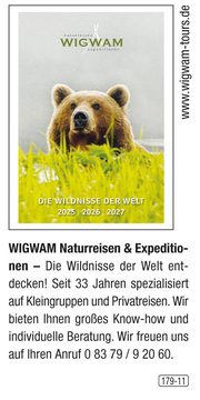 WIGWAM – Die Wildnisse der Welt