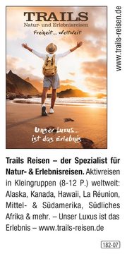 TRAILS - Natur- und Erlebnisreisen